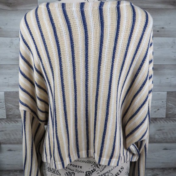Lulu's* Women's Extra Long Sleeve Boat Neck Straight Hem Sweater~ Size Large - Picture 3 of 10
